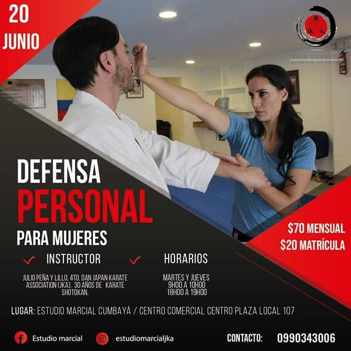 Nuevo curso de #DefensaPersonalParaMujeres